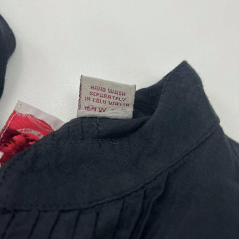 Aoyama Itchome Anthropologie Black Tuxedo Dress Asymmetrical 100% Viscose - Picture 11 of 11